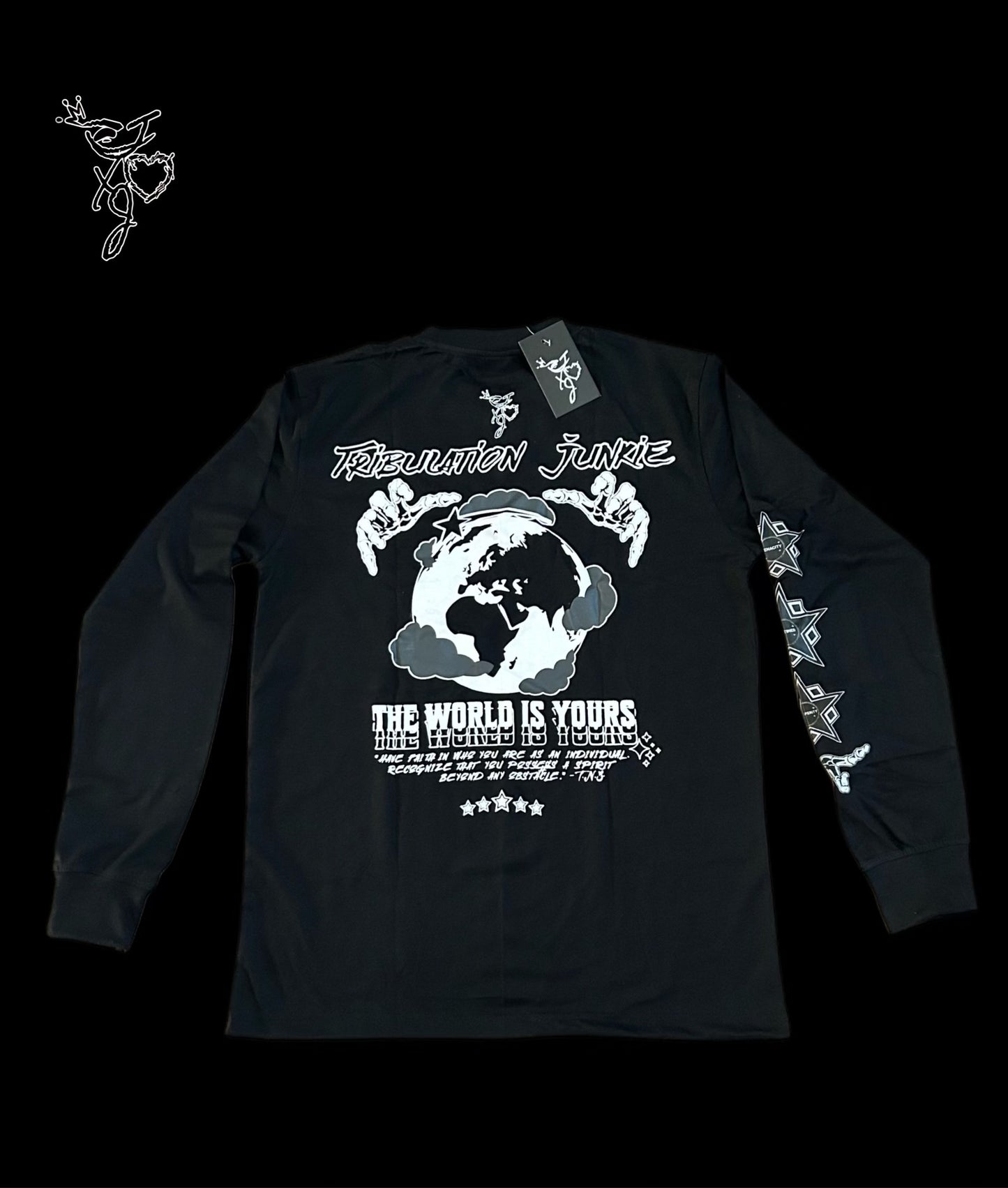 TRIBULATION JUNKIE- BK LONG SLEEVE UNISEX